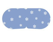 Wizard Research single-use cooling eye mask in blue snowflake design for reducing puffiness
